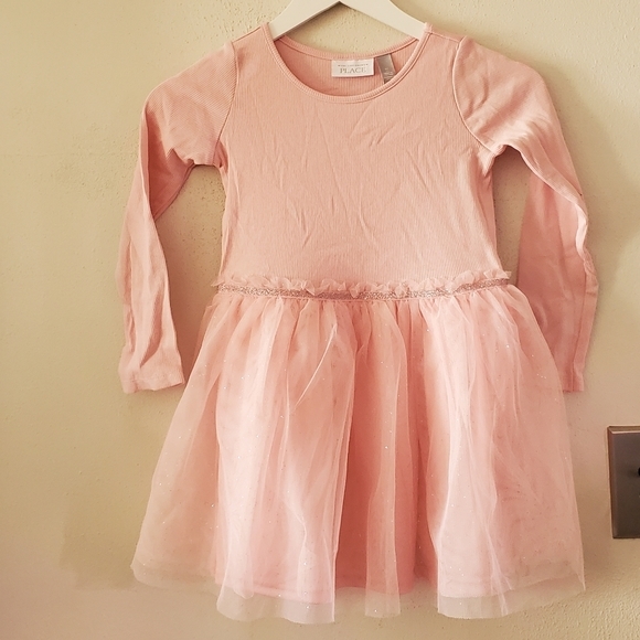 Anthropologie Other - The Children's Place girl's long sleeve dress - pink